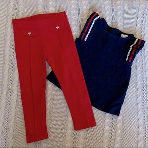 Janie & Jack American Patriotic Summer Set 🇺🇸 Size 3T EUC